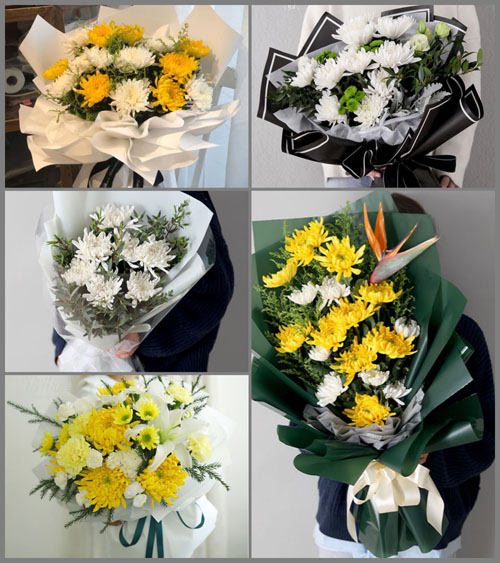 福建漳州平和县大溪镇江寨村白事花束代送